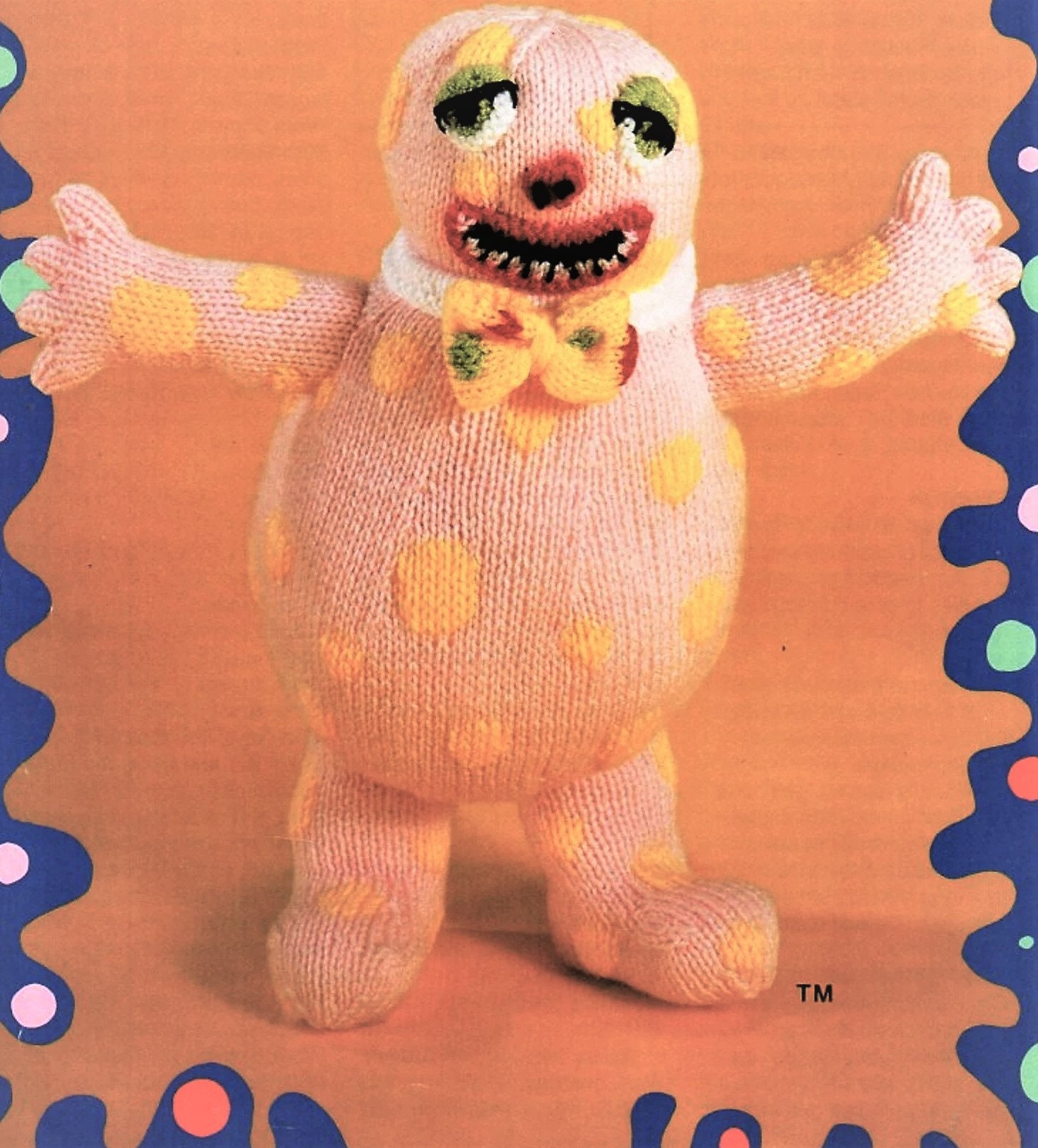 Cartoon fish character named mr. blobby