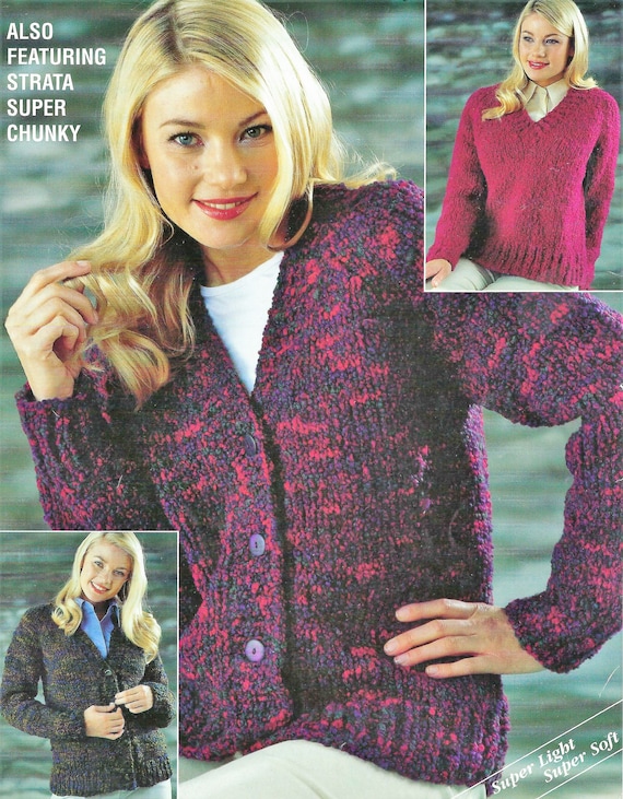 PDF Ladies Raglan Sleeve Cardigan 