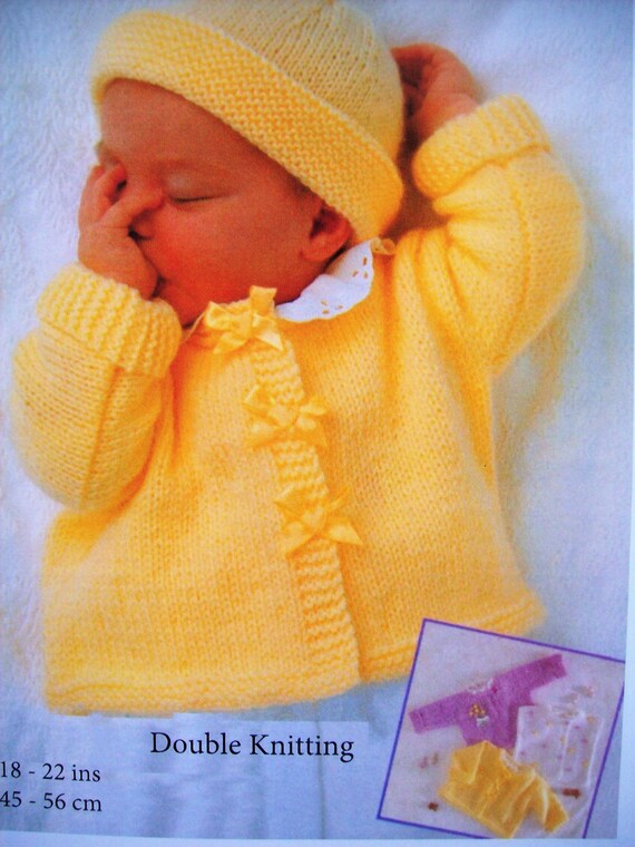 PDF Baby Girls Easy Knit Matinee Coat 