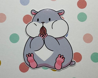 Tam the Tiny Hamster: Seed eater sticker.