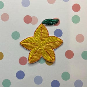 Kingdom Hearts Paopu Fruit Gestickter Aufnäher zum Aufbügeln.