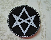 Embroidered Supernatural Men of letters sigil iron on patch.