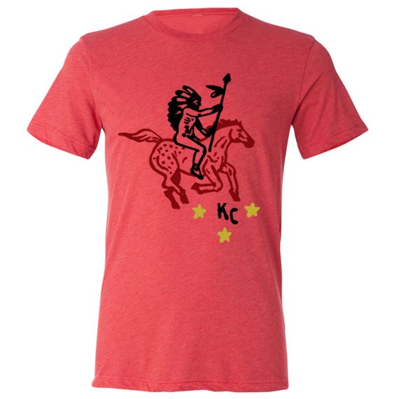 KC football shirt_vintage chiefs design_Battle Cry red_ kansas | Etsy