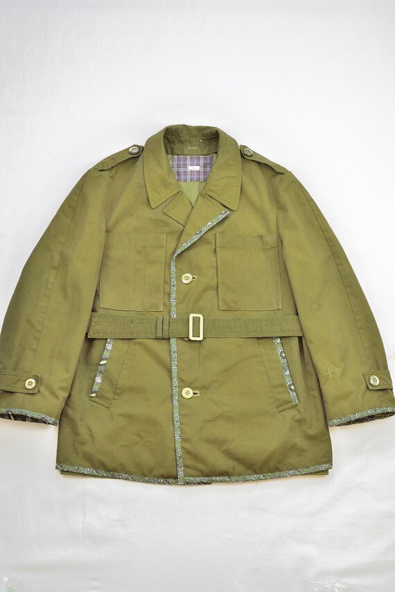 Khaki green rain jacket Clearance