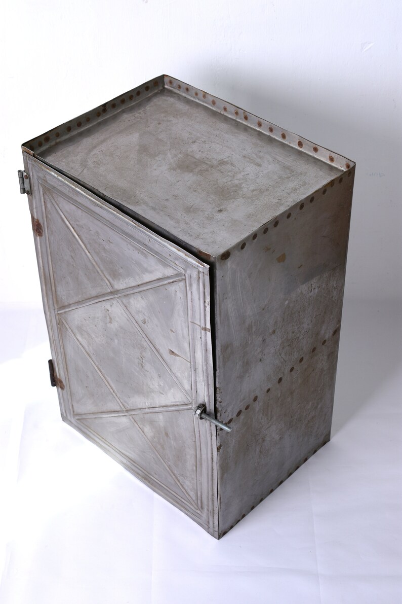 Gabinete de acero inoxidable vintage barra de gabinete médico | Etsy