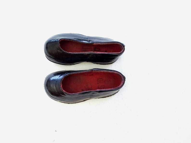 Vintage baby galoshes Baby shoes black color Home Decor Etsy