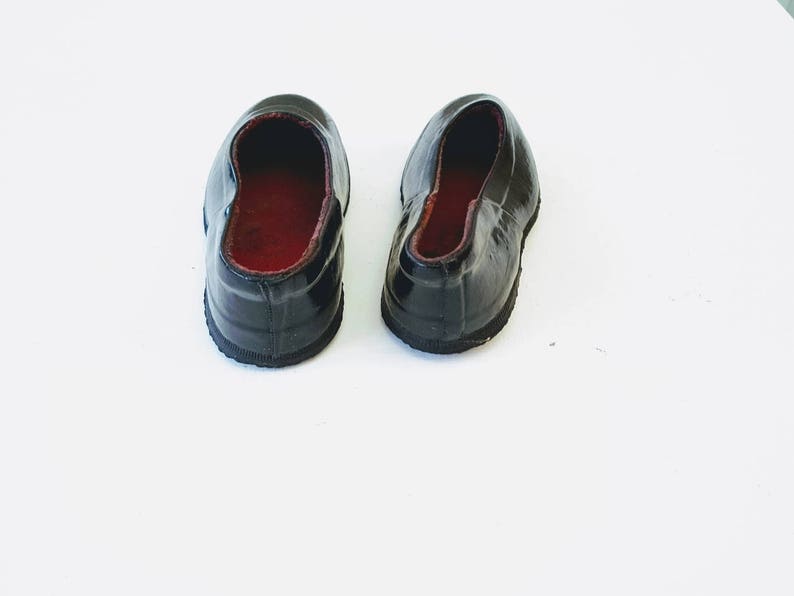 Vintage baby galoshes Baby shoes black color Home Decor Etsy