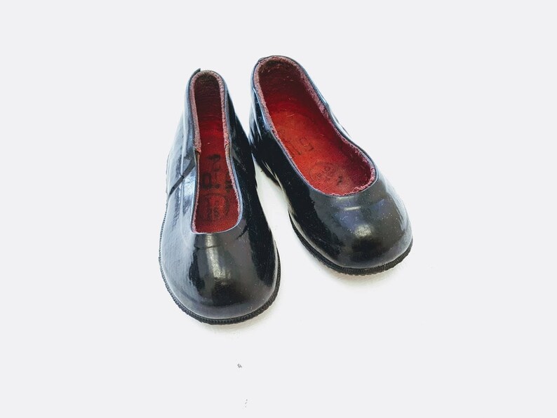 Vintage baby galoshes Baby shoes black color Home Decor Etsy