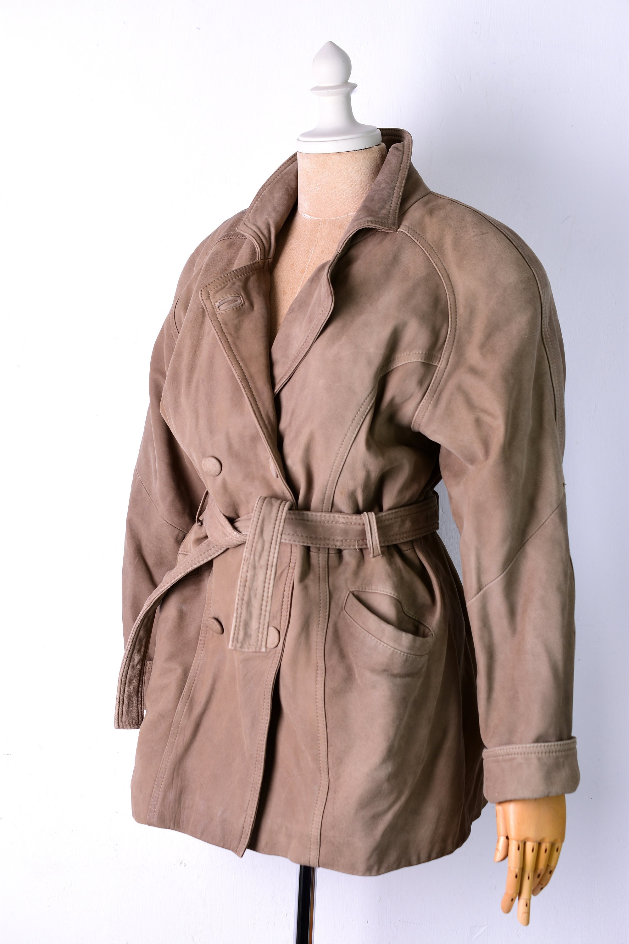 Vintage Leather Jacket Women's elegant leather coat Etsy