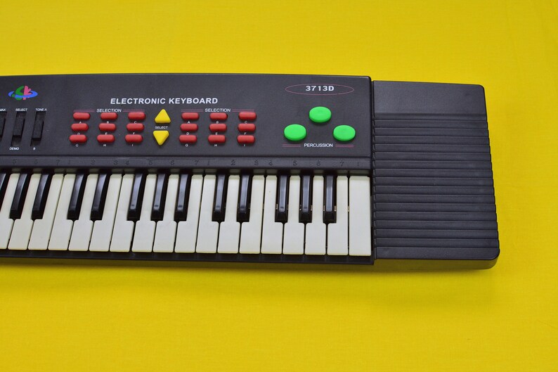 Vintage Piano Synthesizer 3713D Music Keyboard Industrial Loft Etsy