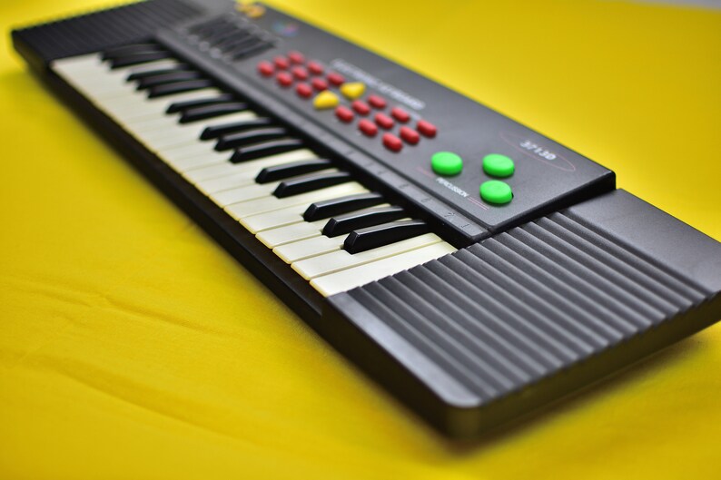 Vintage Piano Synthesizer 3713D Music Keyboard Industrial Loft Etsy