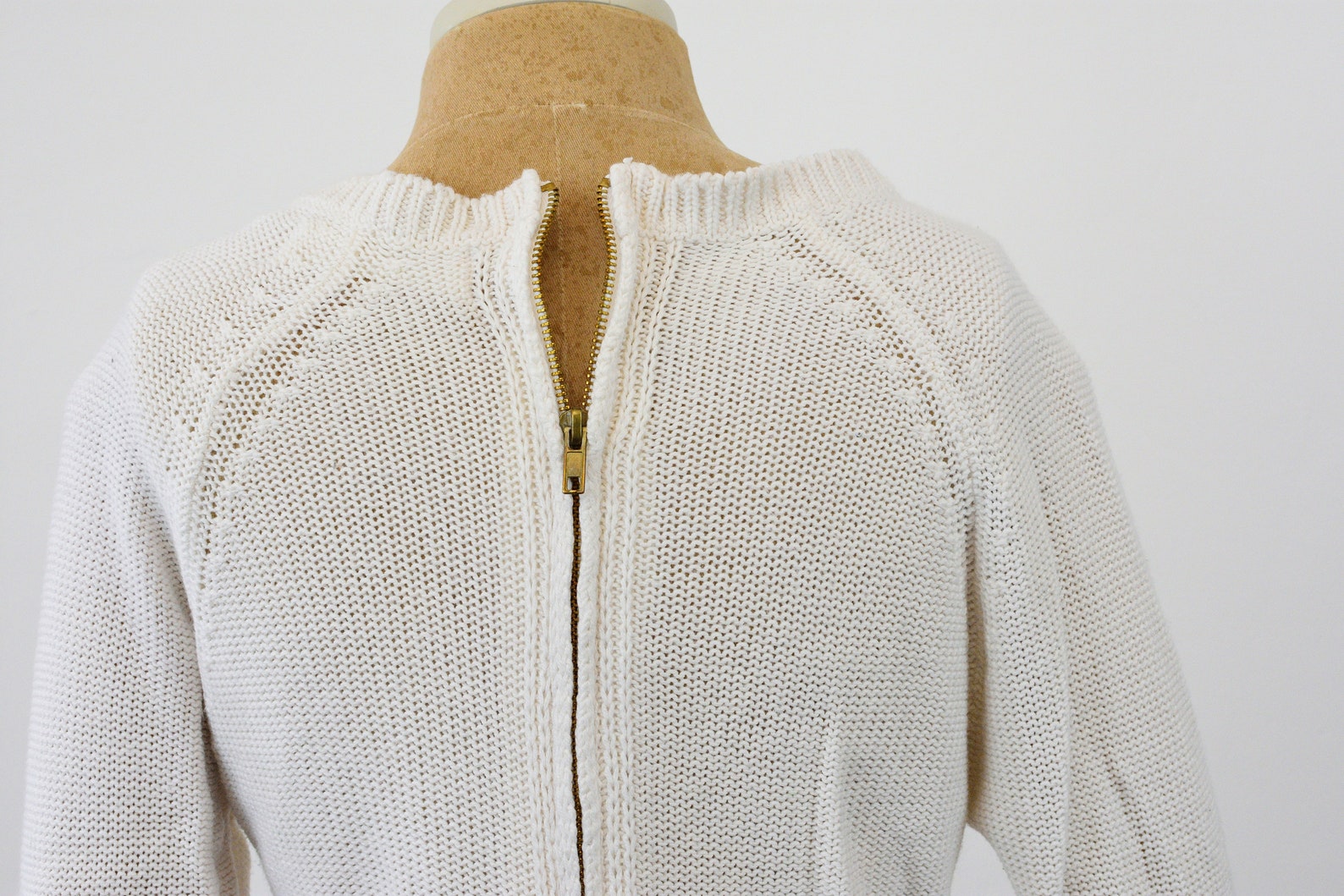 Vintage White Cardigan Croped Cardigan Sweater | Etsy