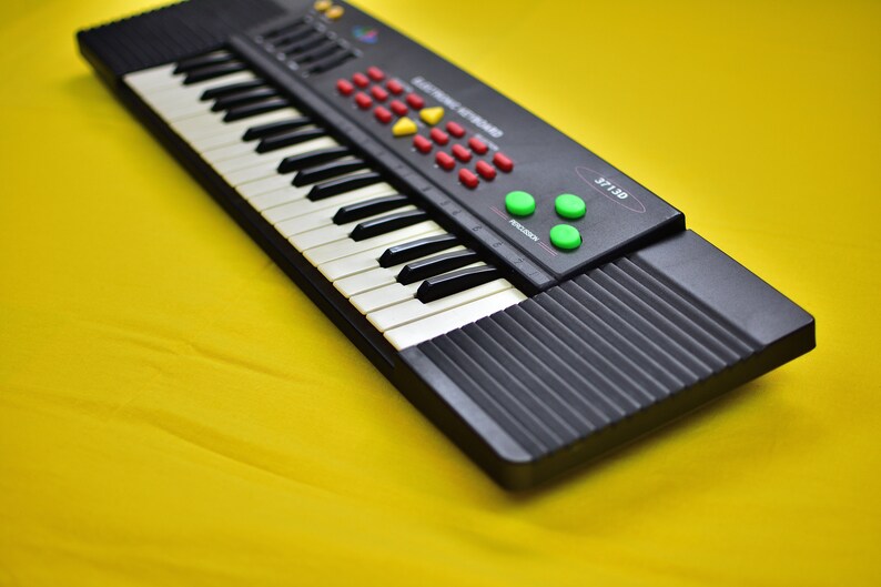 Vintage Piano Synthesizer 3713D Music Keyboard Industrial Loft Etsy