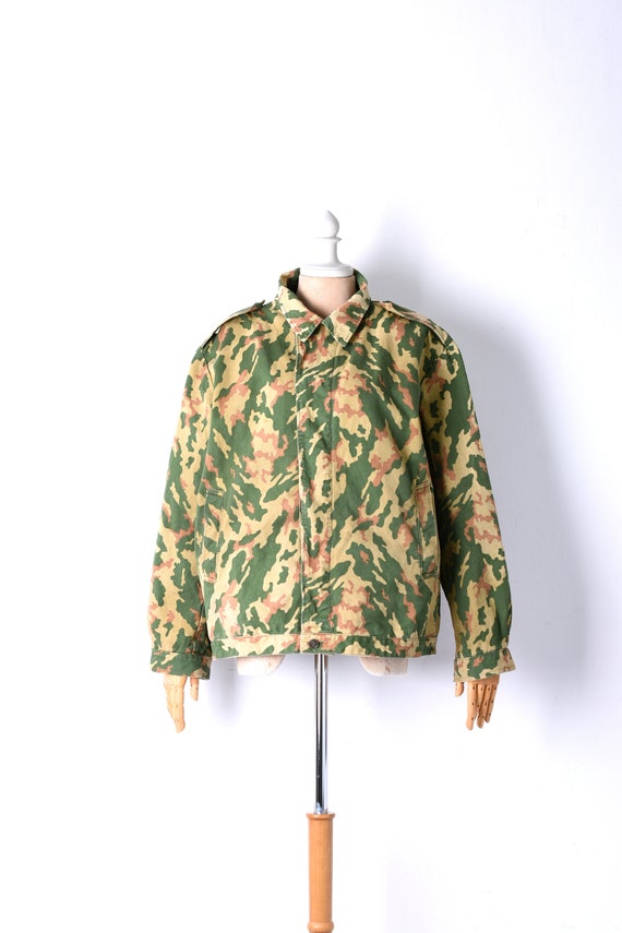 Vintage Parka Jacket Uniform, Cotton Moleskin, Kha