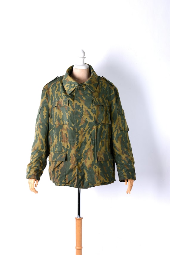 Vintage winter coat, Parka Jacket Uniform, Khaki G