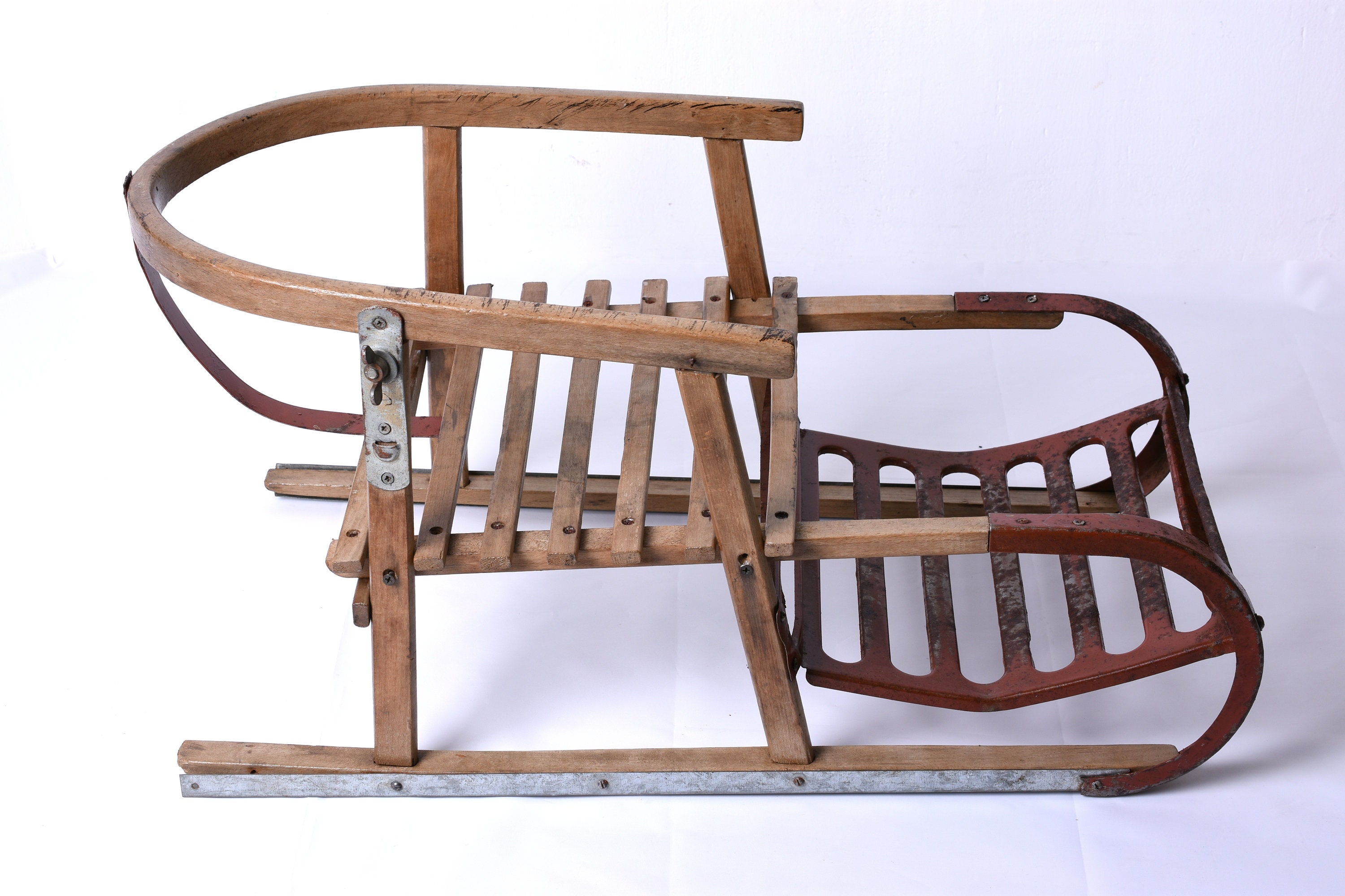 Vintage Wood Sled Christmas Decor Sled Antique Sled Kids | Etsy