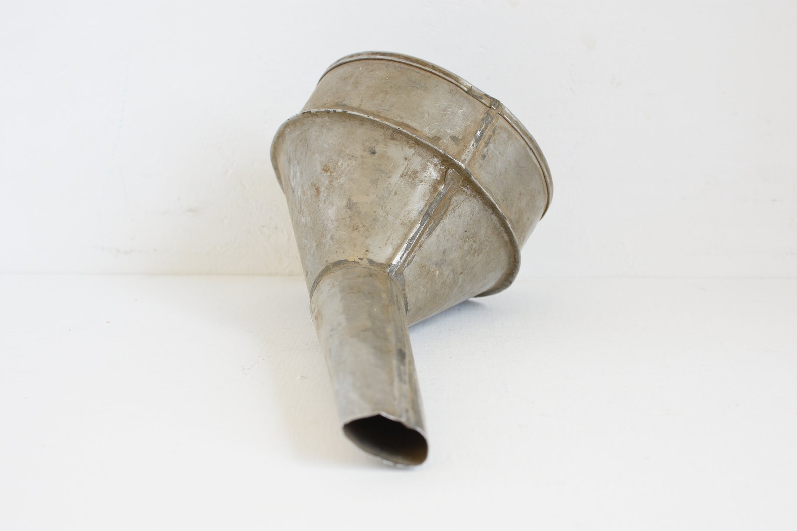 Vintage Galvanized funnel Vintage Large Industrial Funnel Etsy