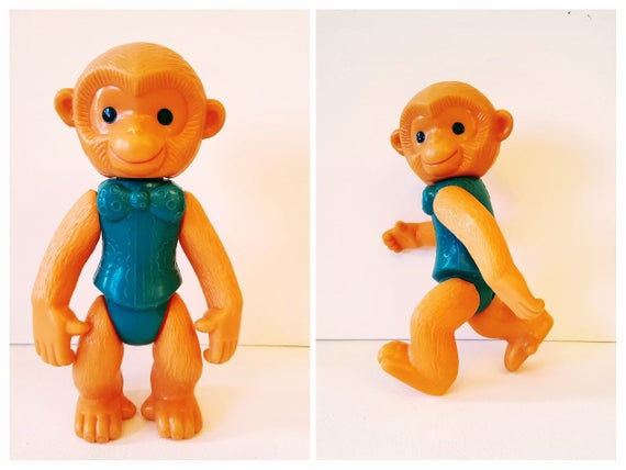 plastic monkey toy