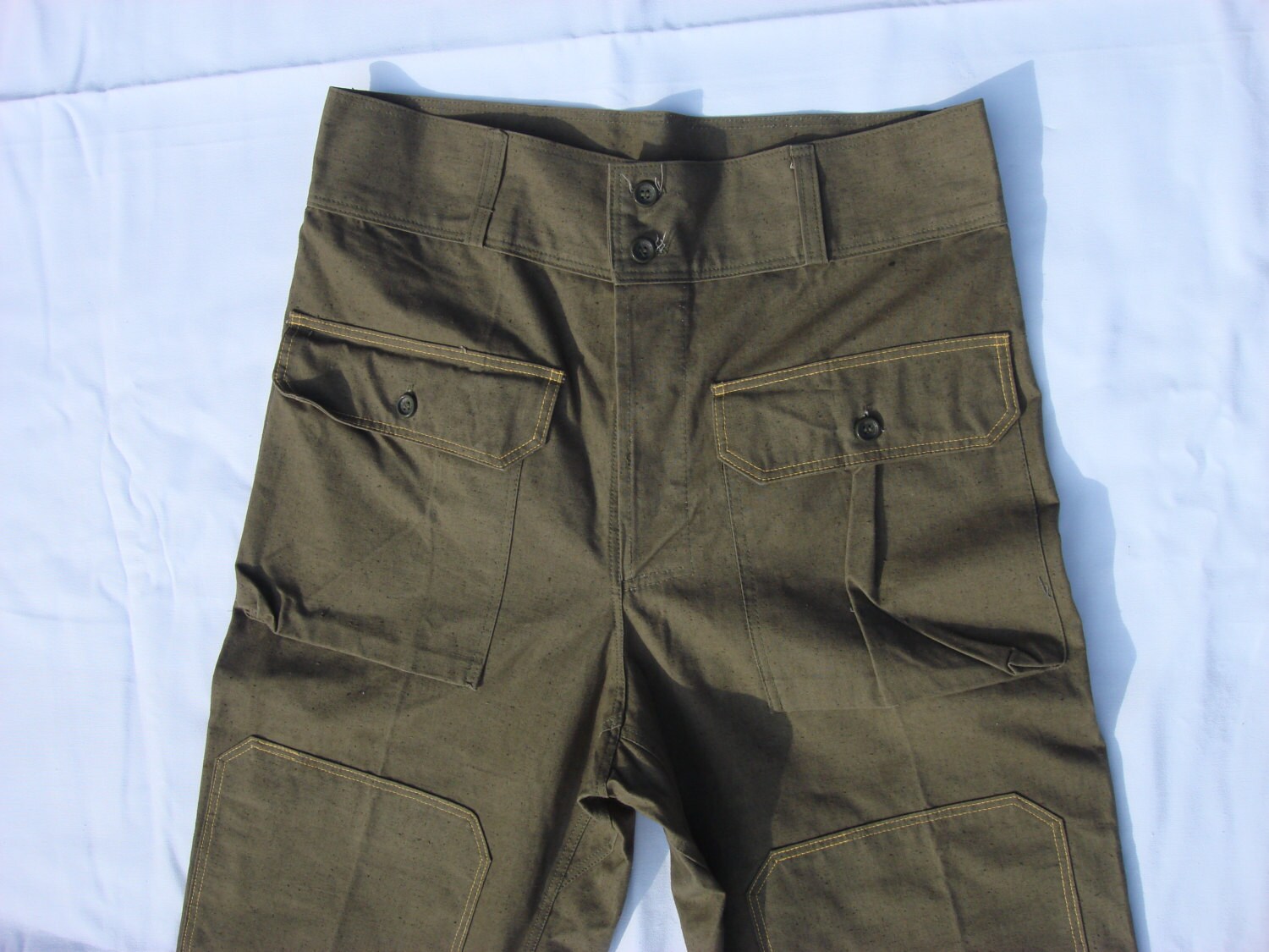 high waisted uniform shorts