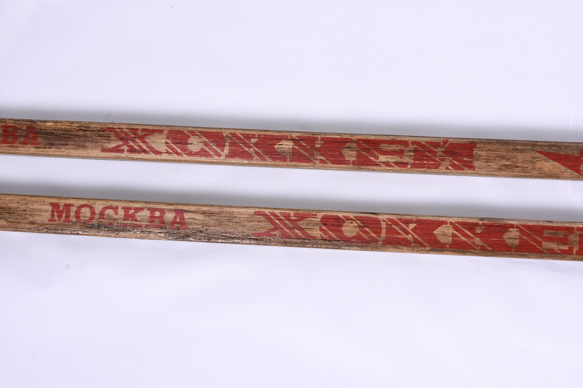 Vintage ice hockey stick sports equipment vintage sport Etsy