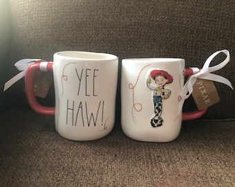 Rae Dunn Ny Disney Toy Story Jessie "Yee Haw" Mugg Inga skador Aldrig använd