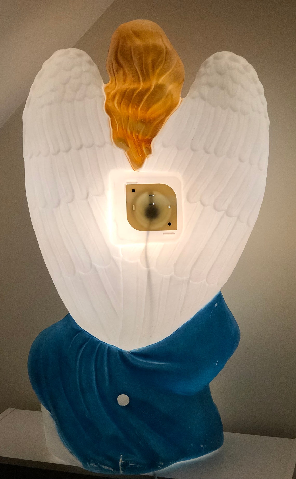 Vintage Santa's Best Christmas Angel Blow Mold No Damage Etsy