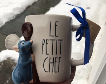 Taza Rae Dunn New Disney Pixar Ratatouille Le Petit Chef con Remy el ratón