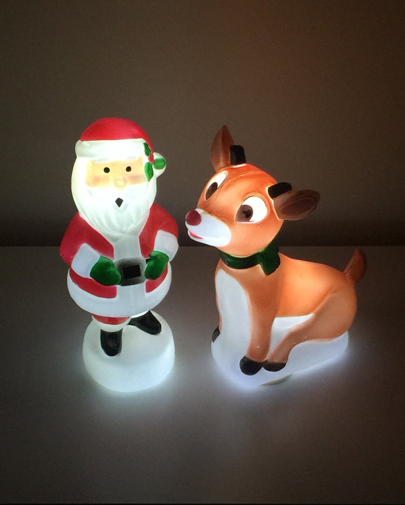 Christmas Blow Molds >> 2 Rare Christmas Blow Mold Santa Rudolph Excellent Condition Etsy Christmas Blow Molds >> 2 Rare Christmas Blow Mold Santa Rudolph Excellent Condition Etsy