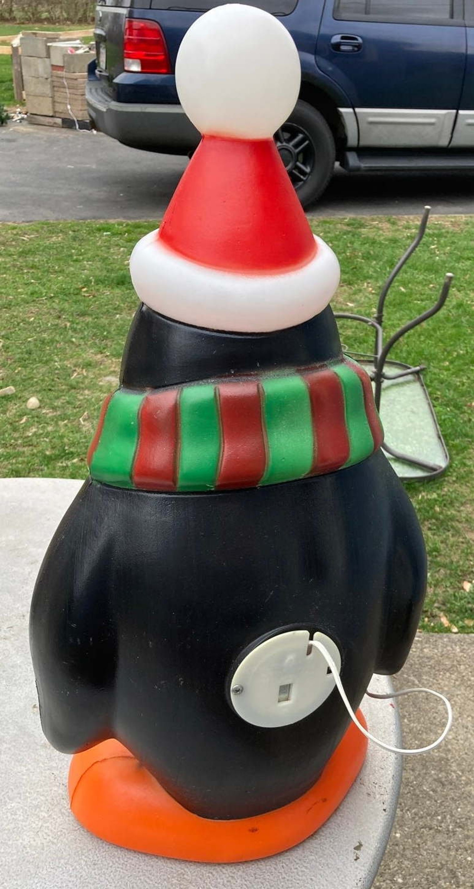 Vintage 29 General Foam Christmas PENGUIN Blow Mold No Etsy