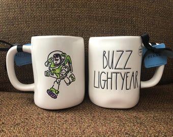 Taza nueva de la película Toy Story de Disney de Rae Dunn "Buzz Lightyear" Sin daños, nunca usada