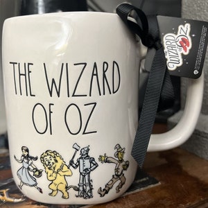 Rae Dunn New Wizard Of Oz Mug Dorothy Scarecrow Tin Man Cowardly Lion No Damage Never Used