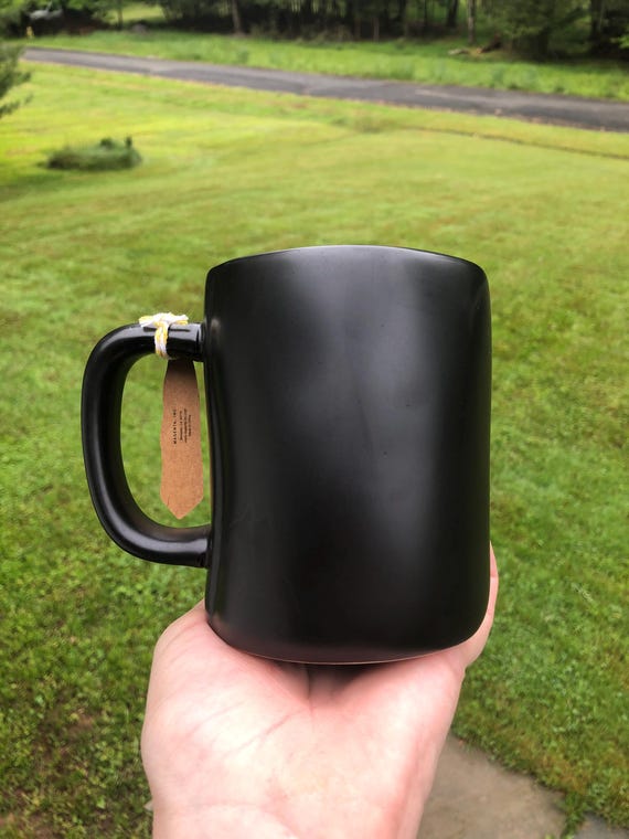 Rae Dunn #1 Dog Dad Ceramic Mug - 12 Oz Matte Black With Gold Ribbon, Father's Day Gift - View #13