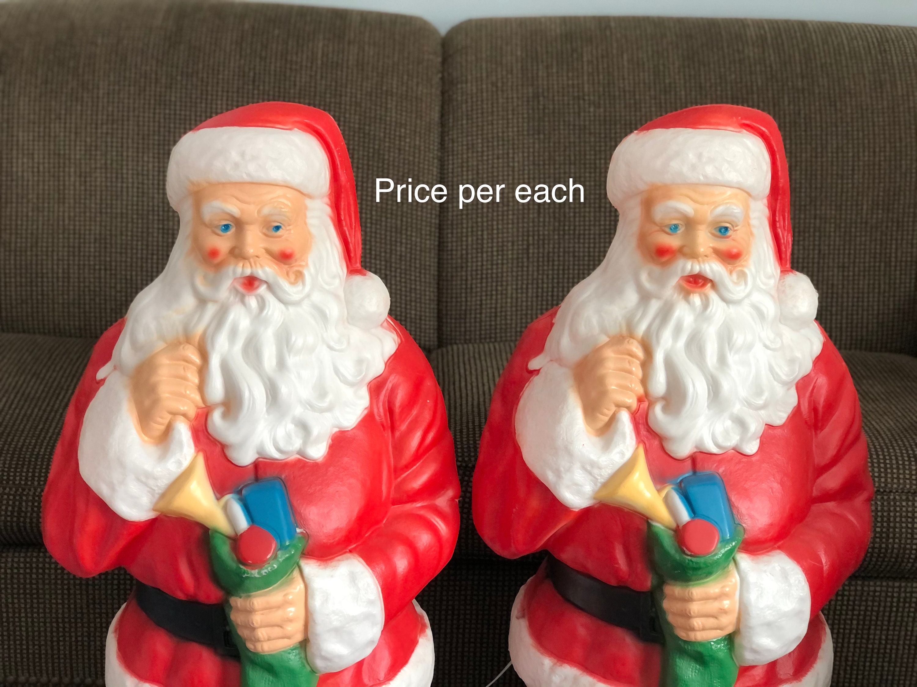 Blow Mold Christmas Santa Reindeer for sale 44 ads