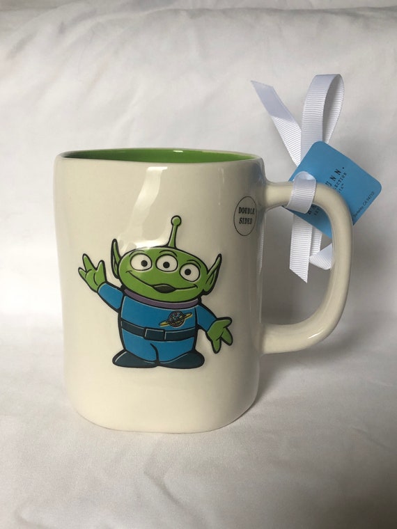Rae Dunn Disney Toy Story Alien Mug Green Interior