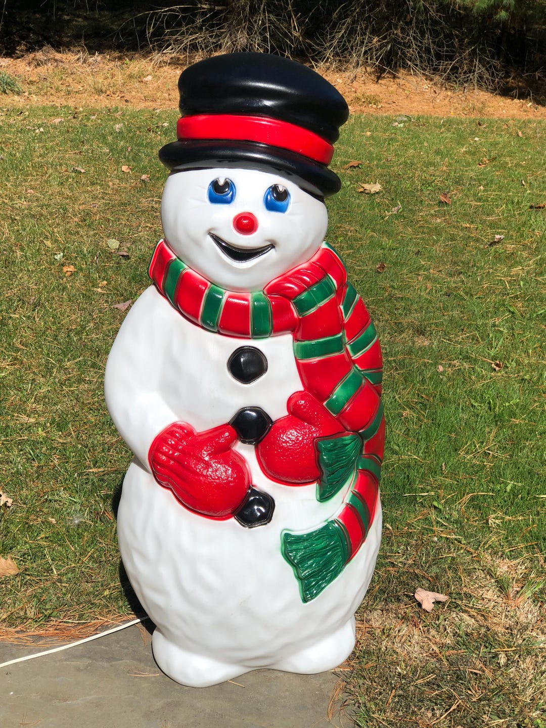 Vintage Blow Mold Snowmannull