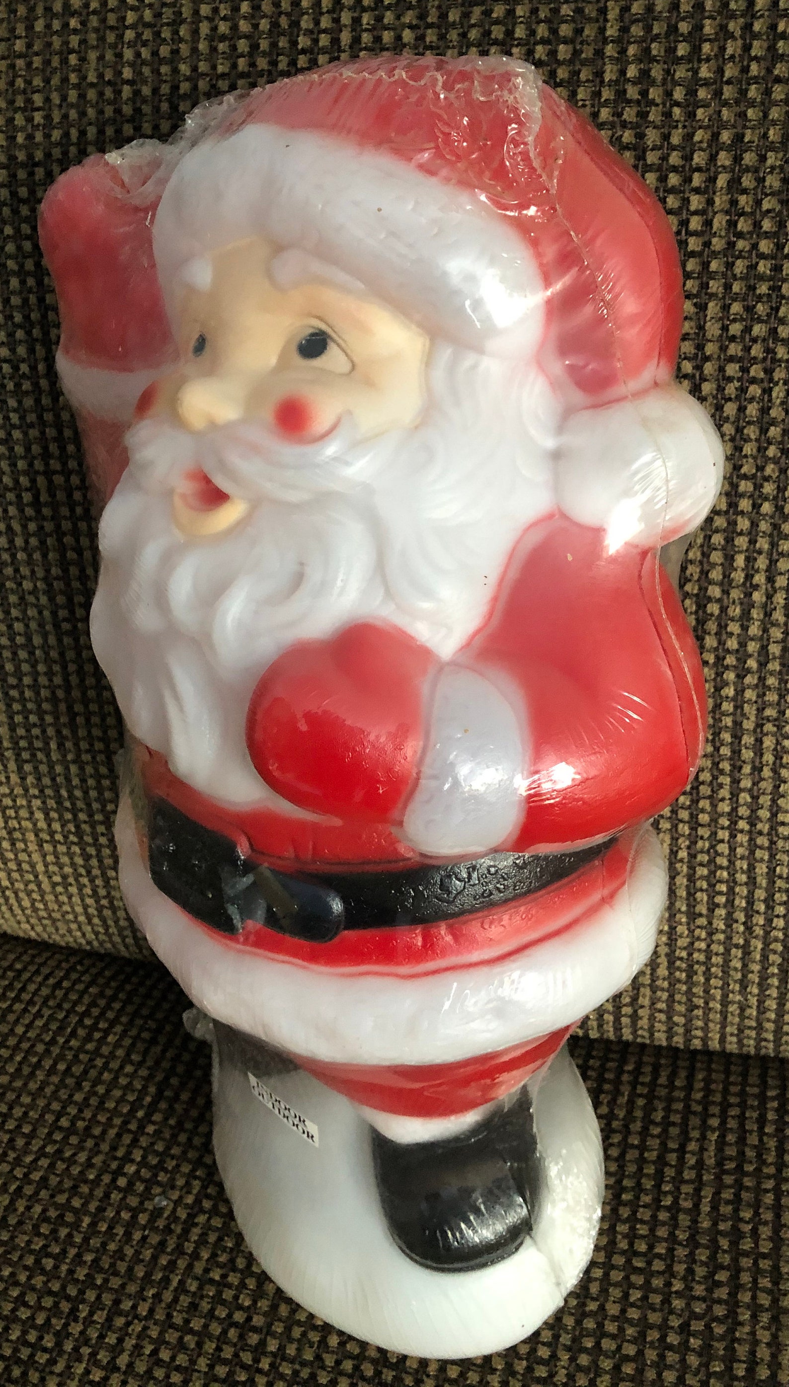 NOS Sealed Santa Tabletop Christmas Blow Mold Comes w/ Light Etsy