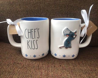Rae Dunn Nieuwe Disney Ratatouille-mok "Chef's Kiss"