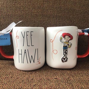 Rae Dunn New Disney Toy Story Jessie "Yee Haw" Mug No Damage Never Used