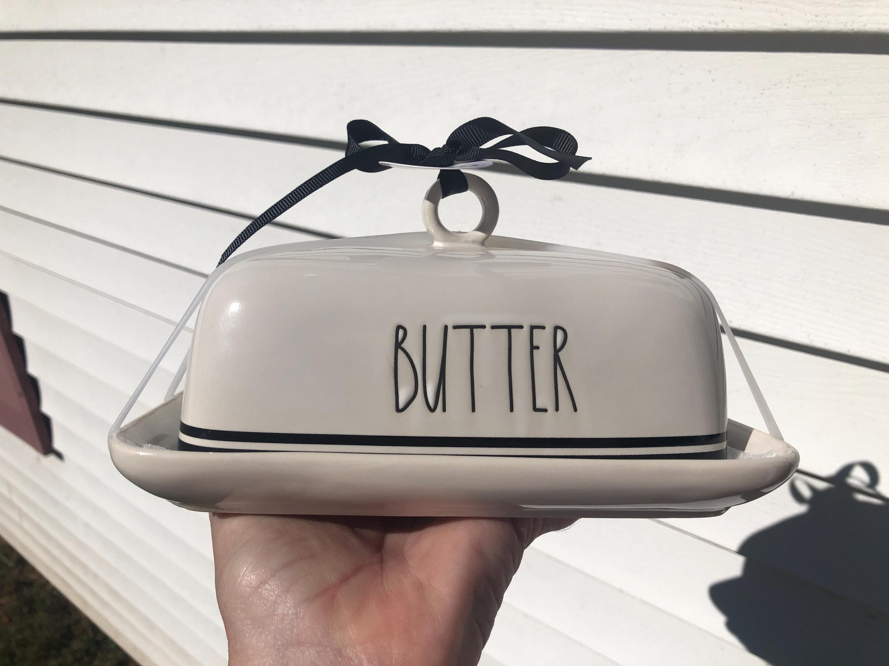 Rae Dunn Butter Dish - Etsy display picture 1