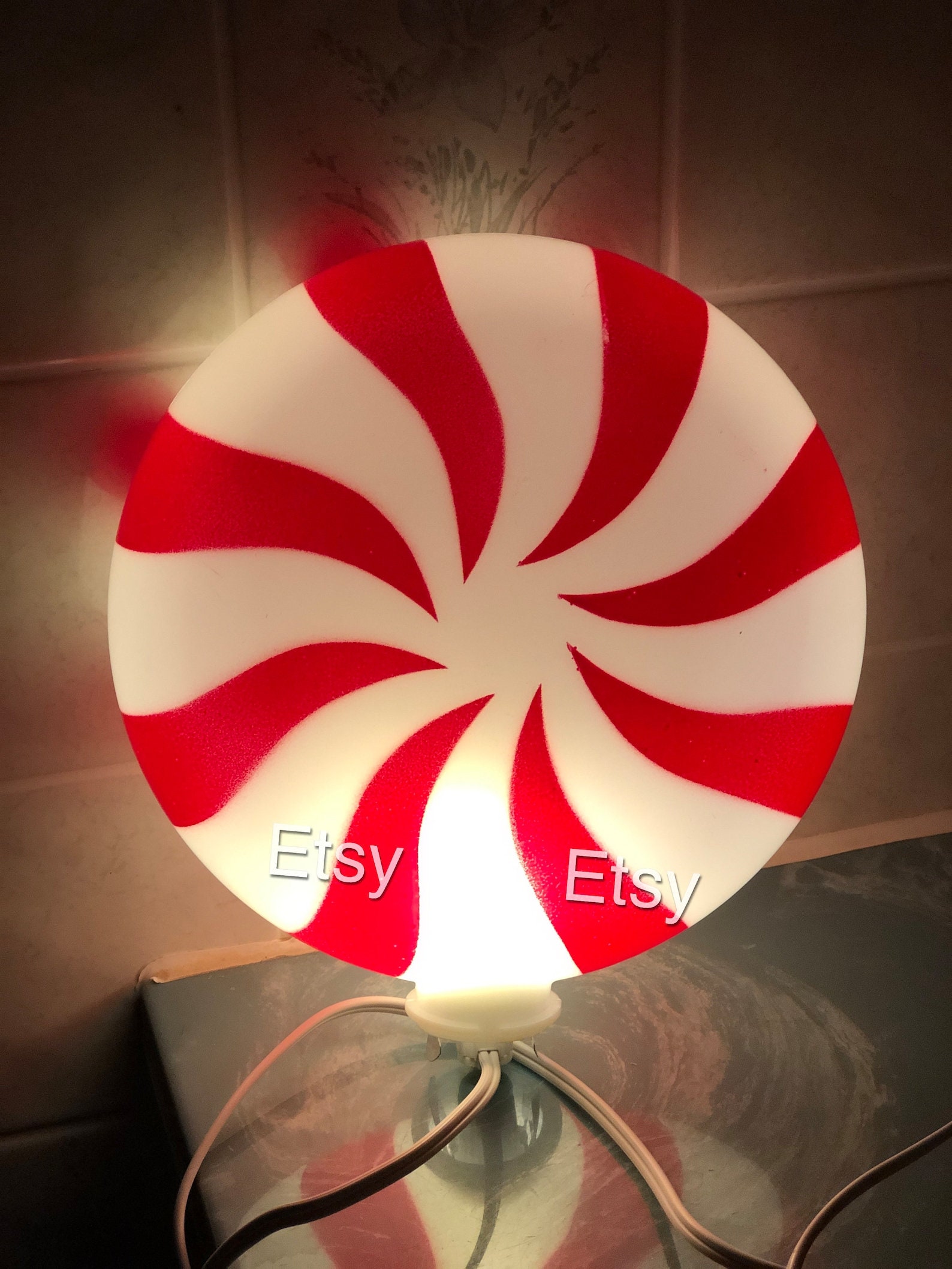 オリジナル　Peppermint Parlour - 7インチ Christmas Peppermint Candy Blow Mold 7