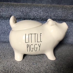Rae Dunn Neuer &quot;&quot;Little Piggy&quot;&quot; Schweinekanister - Landhausküchendekor Kein Schaden.&quot;
