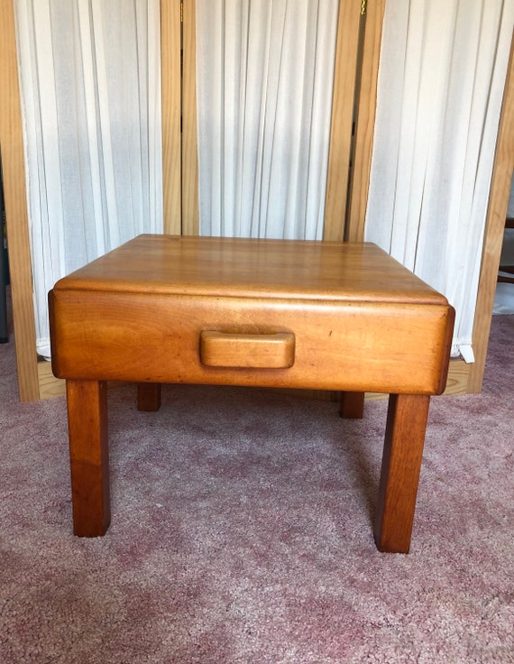 Vintage Russel Wright American Modern End Table By Conant Ball Etsy