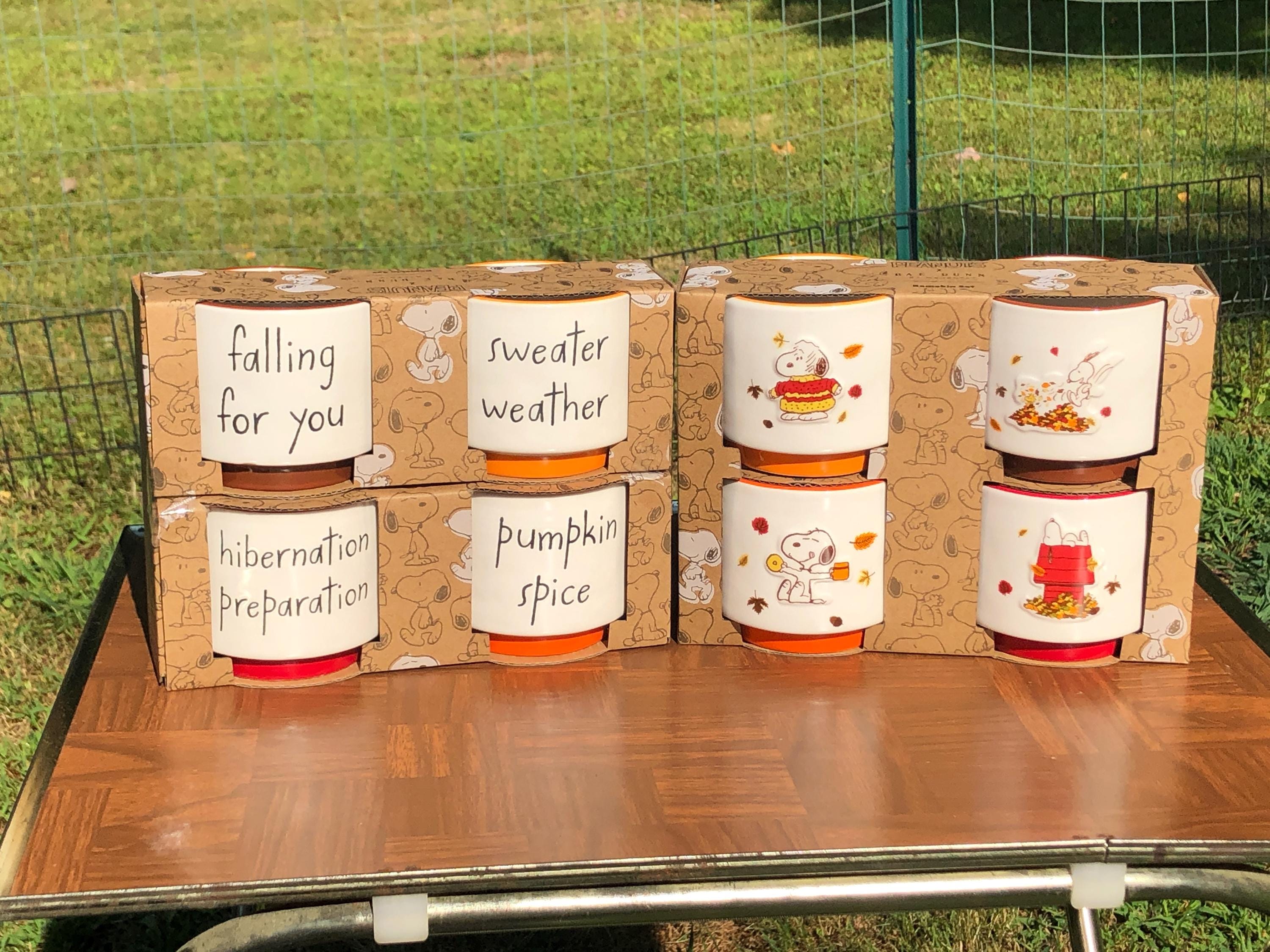 レイ・ダンの新作スヌーピー・ラメキンセット：ピーナッツの秋の感謝祭ボウル（ダメージなし）