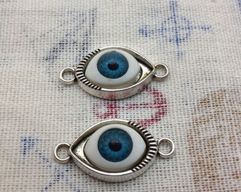 20 PC - mal de ojo, colgante de mal de ojo, mal de ojo encanto, ojo, ojo encanto, colgante del ojo, estilo clásico, fuentes de bricolaje, joyería fabricación, resultados