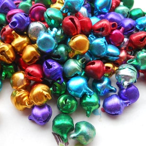 500pcs 8mm asorted color small bells,pet bells,dog bells,Christmas bells,pendant bells,DIY bell,jingle bell