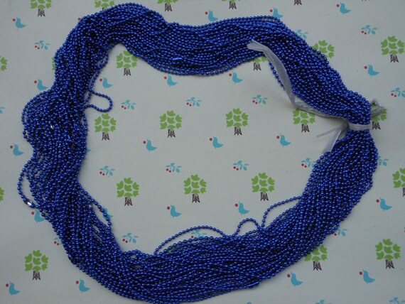 2.0 mm Royal Blue Ball Chain Necklaces Dog tag chain SALE--20 pcs 27inch 2.0 mm Royal Blue Ball Chain Necklaces Dog tag chain SALE--20 pcs 27inch