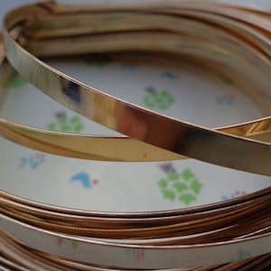 20 pcs 6mm gold color Metal Headbands  with bent end
