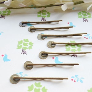 SALE--100pcs Antique Bronze Hair Pins - Bobby Pins