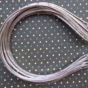 100pcs 5mm plain silver colored iron metal headband