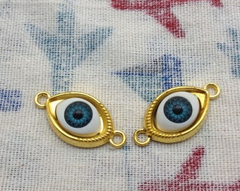 20 PC - mal de ojo, colgante de mal de ojo, mal de ojo encanto, ojo, ojo encanto, colgante del ojo, estilo clásico, fuentes de bricolaje, joyería fabricación, resultados